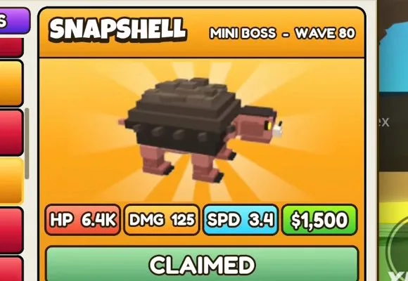 Snapshell in Build a Dino Defense 🦖
