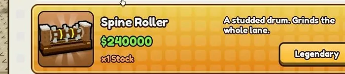 Spine Roller in Build a Dino Defense 🦖