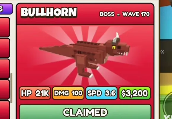 Bullhorn in Build a Dino Defense 🦖