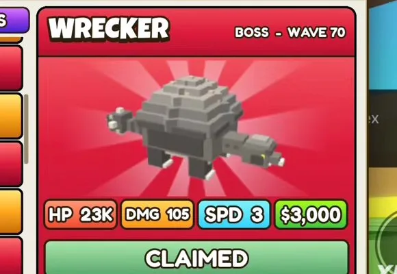 Wrecker in Build a Dino Defense 🦖