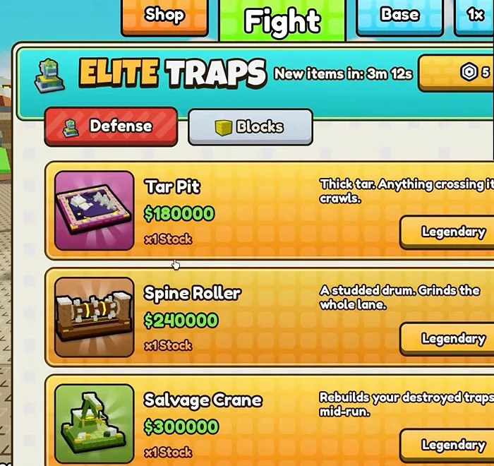 Shop and traps